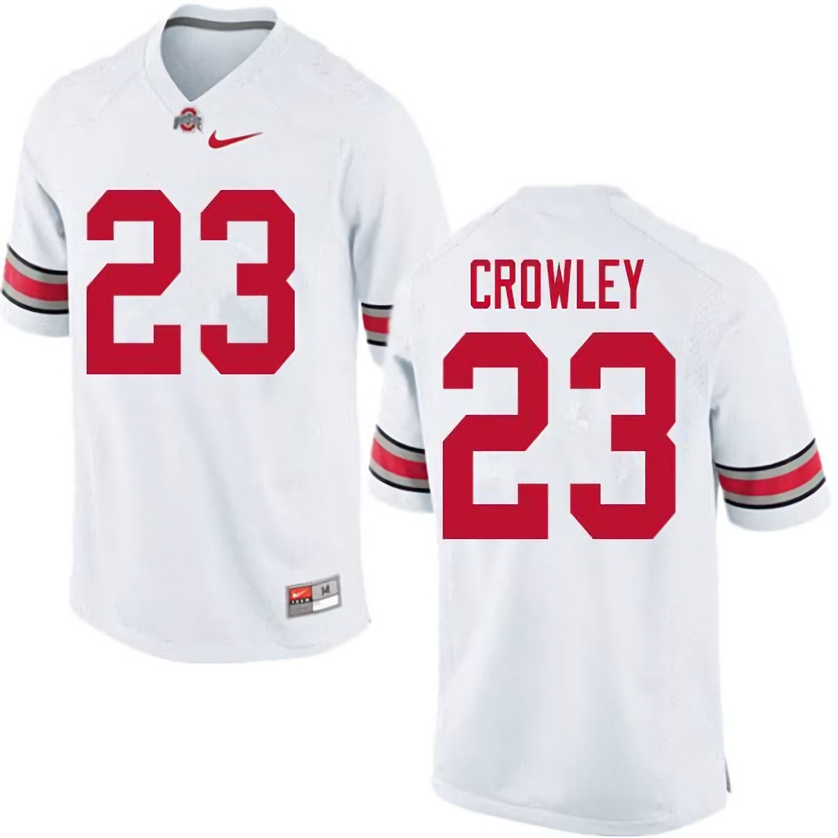 Marcus Crowley Ohio State Buckeyes Men's NCAA #23 Nike White College Stitched Football Jersey WVV5456TJ